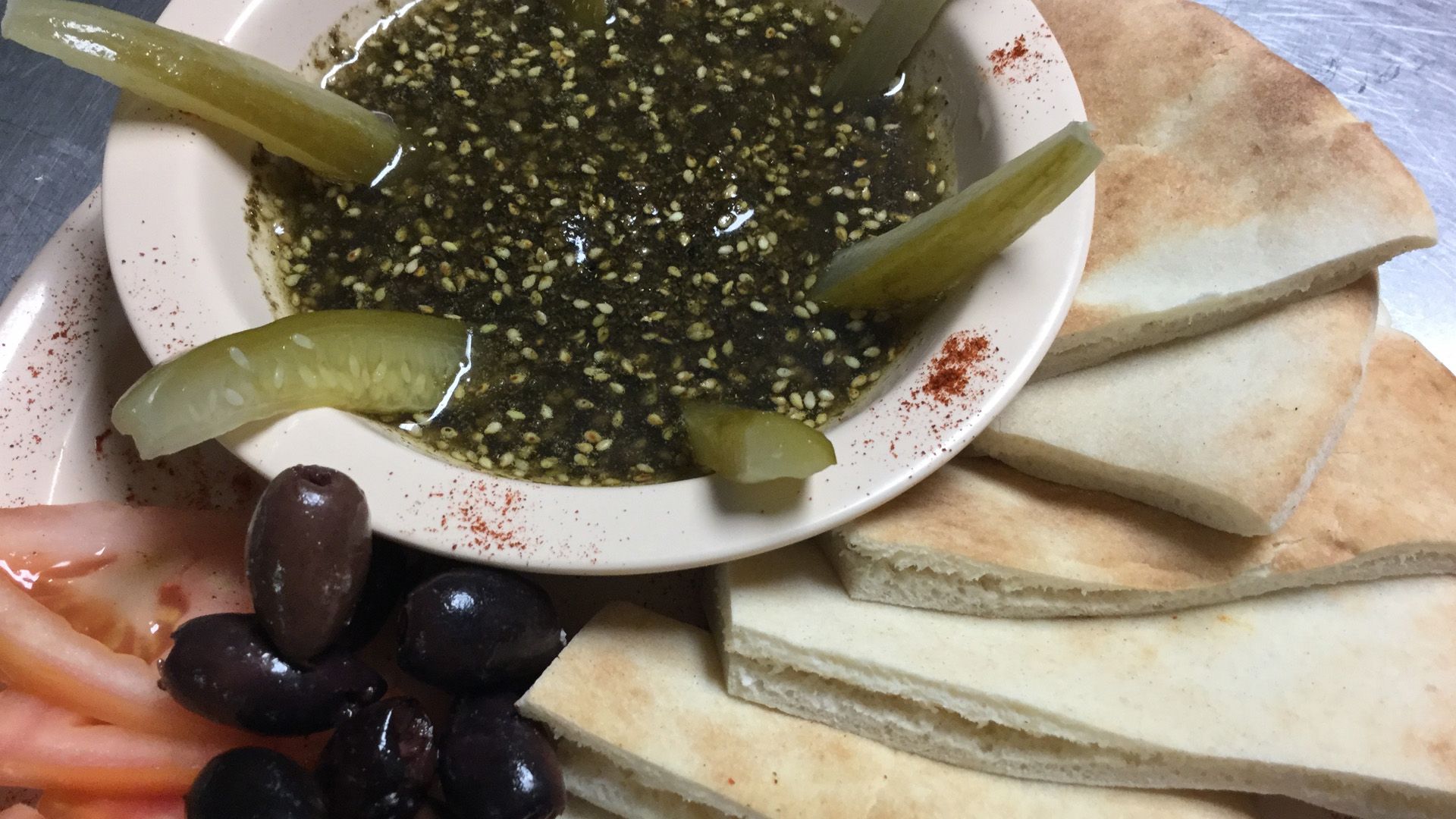 Zatar with Pita