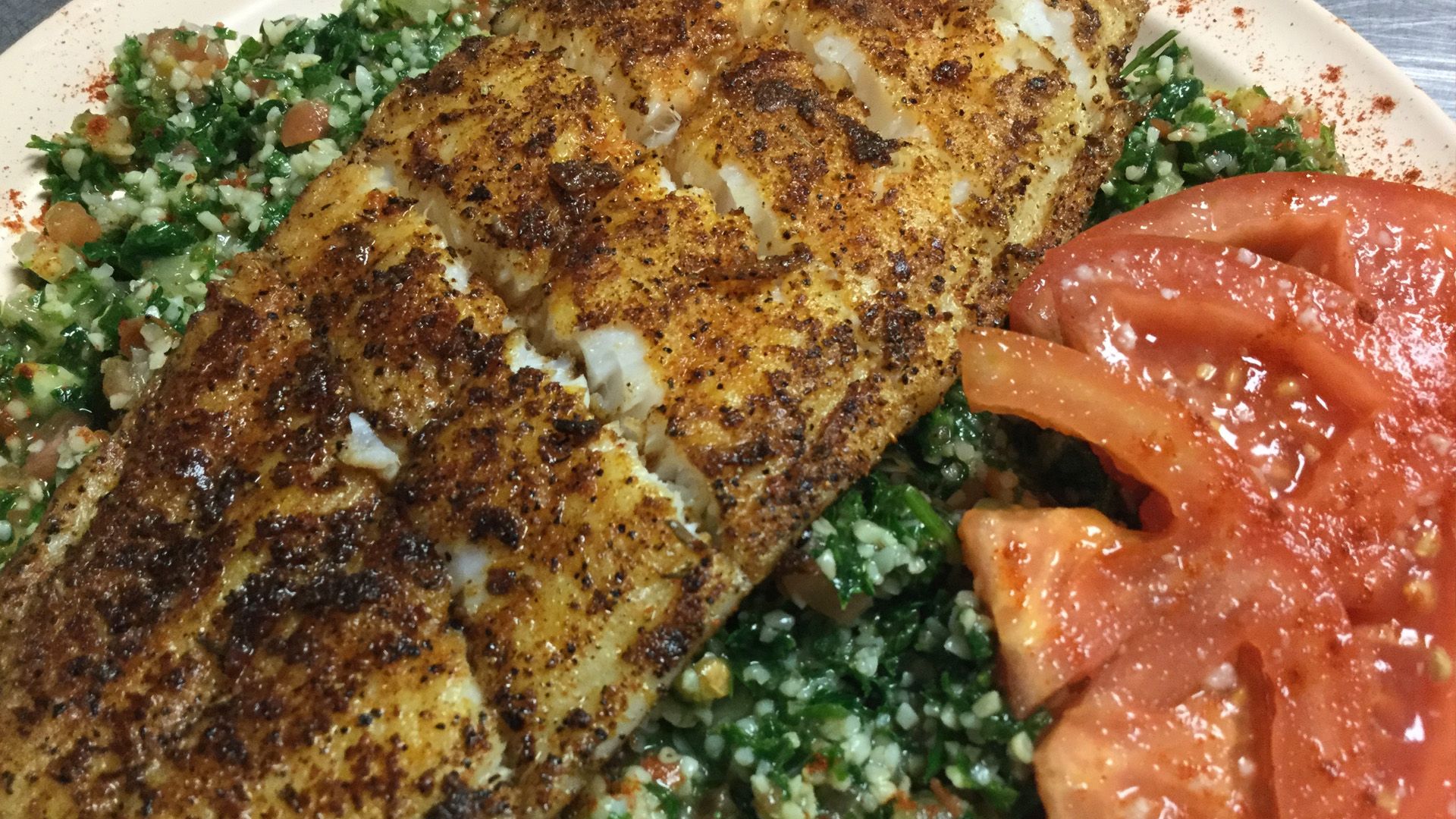 Fish Tabouleh